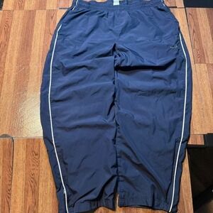 Champion Blue Retro Tech Sportswear Baggy Track Pants Large